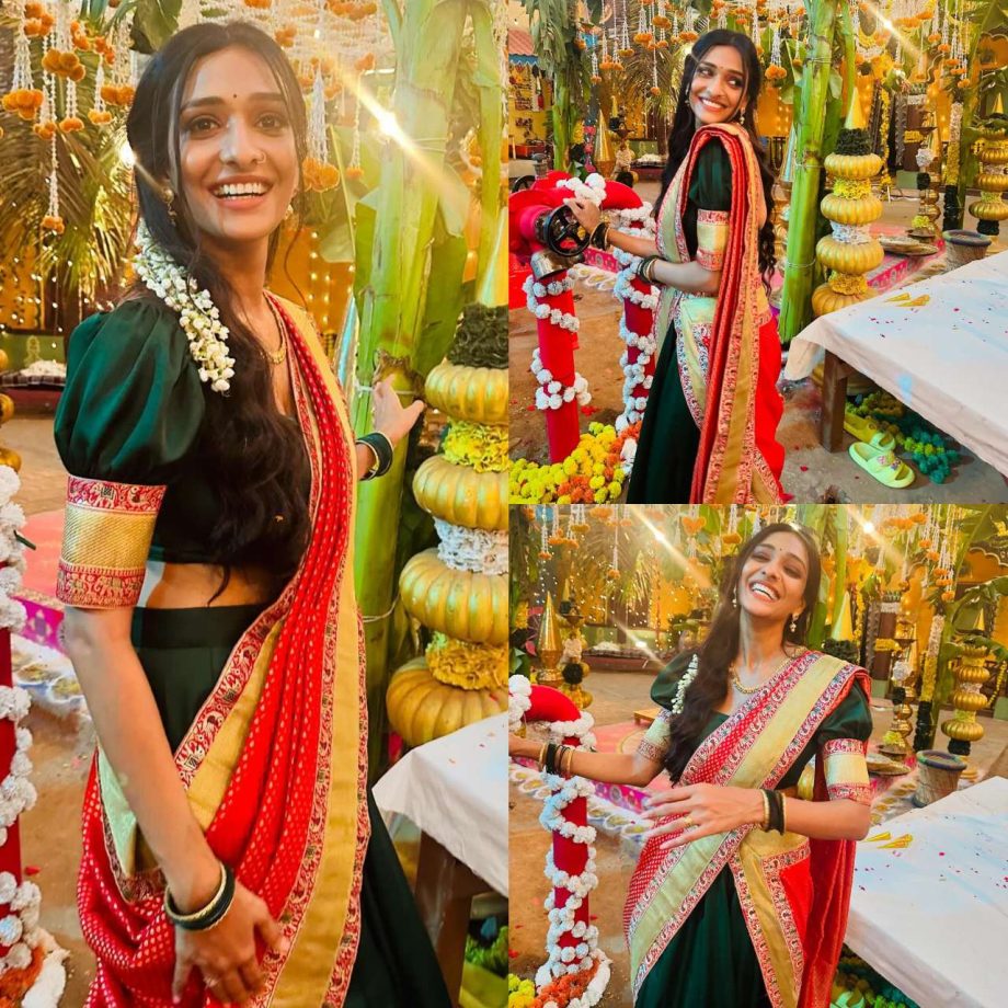 Bhagya Lakshmi Fame Aishwarya Khare Looks Beautiful In South Indian Lehenga, Rohit Suchanti Laughterstruck 900570