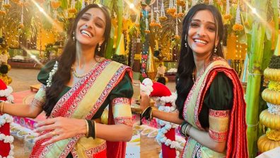 Bhagya Lakshmi Fame Aishwarya Khare Looks Beautiful In South Indian Lehenga, Rohit Suchanti Laughterstruck