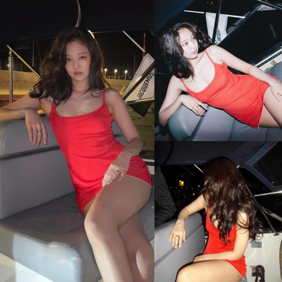 Blackpink's Jennie Stuns In Red Dress 901959