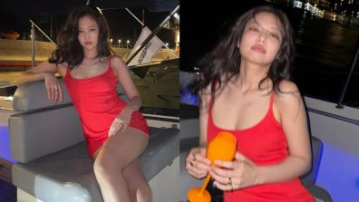 Blackpink’s Jennie Stuns In Red Dress