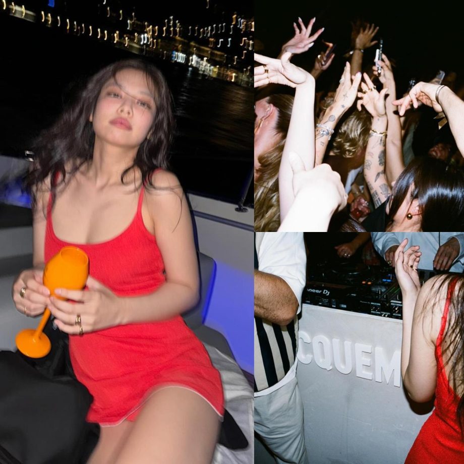 Blackpink's Jennie Stuns In Red Dress 901957
