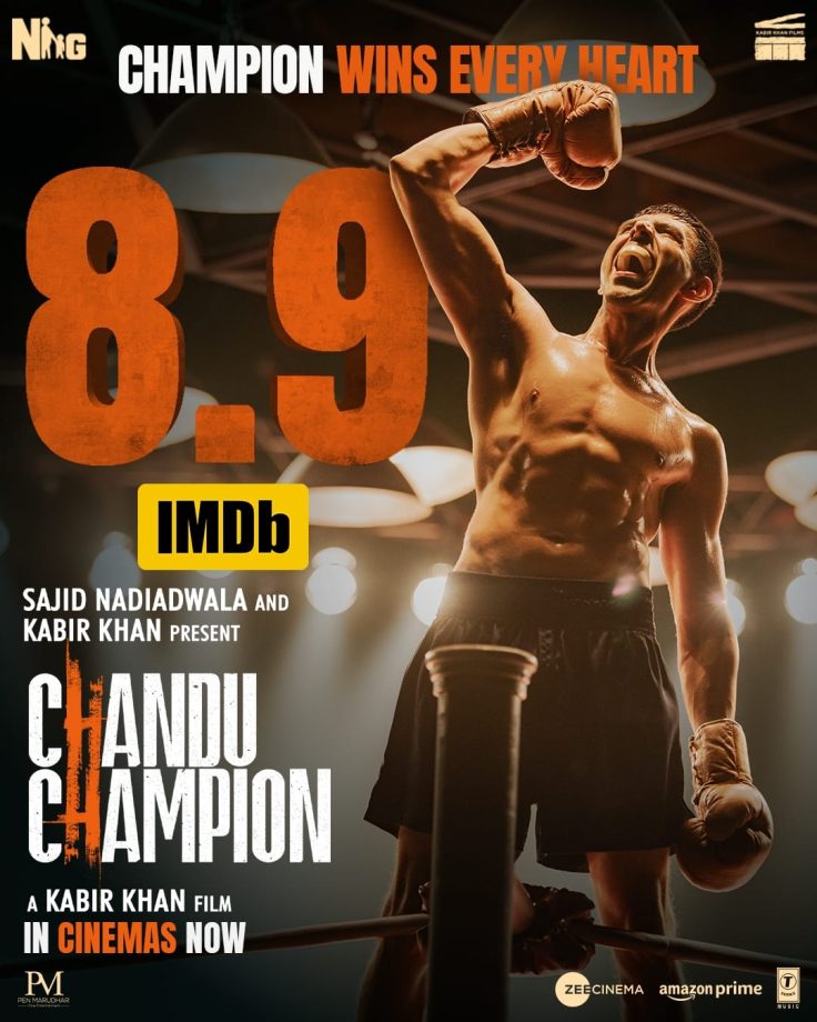 Chandu Champion collects the highest ratings of this quarter across platforms! 900618