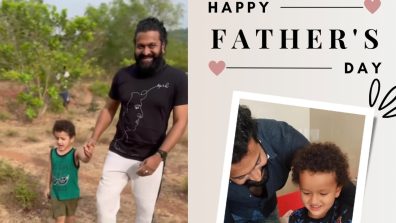 Compiling the best of Rishab Shetty’s memories with his kids on Father’s Day!