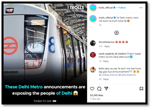 Delhi metro partners with Amazon miniTV for an unconventional Jamnapaar marketing strategy 899649