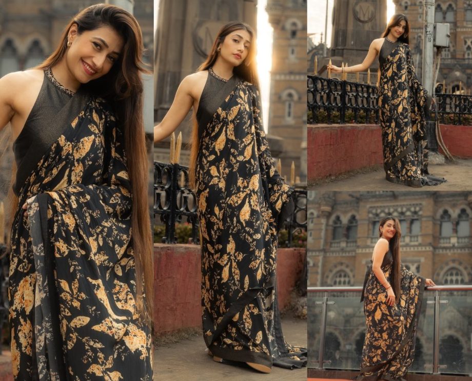 Dhanashree Verma Turns ‘Desi Girl’ In Nargis Saree With Halter-Neck Blouse, See Photos! 901619