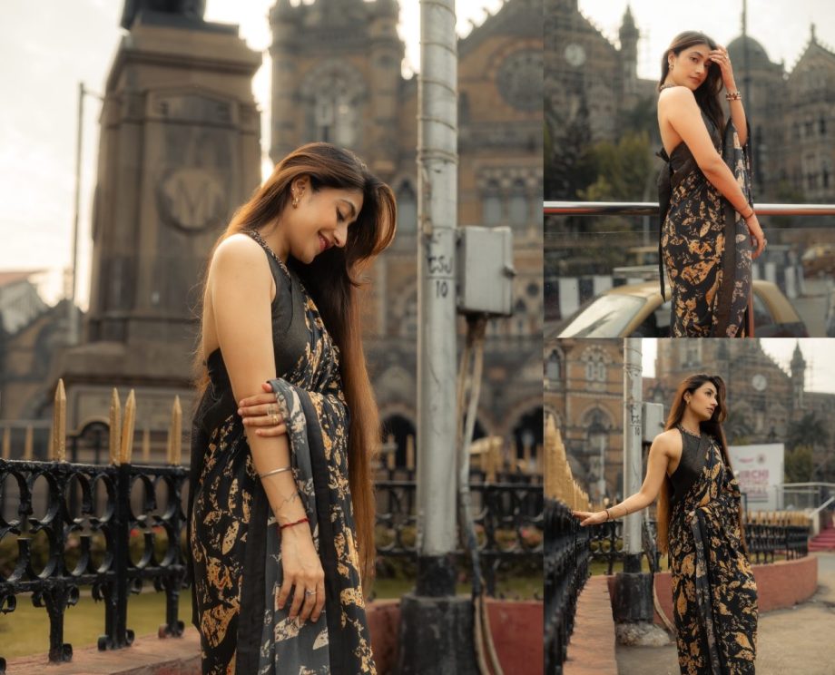 Dhanashree Verma Turns ‘Desi Girl’ In Nargis Saree With Halter-Neck Blouse, See Photos! 901620