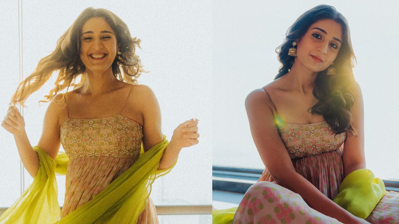 Dhvani Bhanushali Looks Regal In Anarkali Kurti With Contrast Dupatta, See Photos! 899519