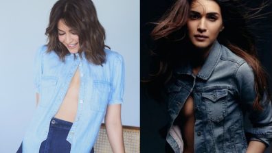 Fashion Face-Off: Kriti Kharbanda Or Kriti Sanon: Who Looks Bold  In Unbuttoned Shirt?
