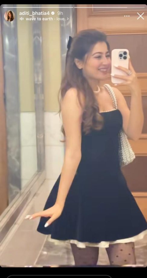 Disha Patani Or Aditi Bhatia: Who Stuns In A Strapless Black Dress? 901865