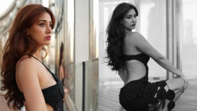 Disha Patani Turns ‘Black Beauty’ In Backless Dress, Mouni Roy Calls Her ‘Ethereal’