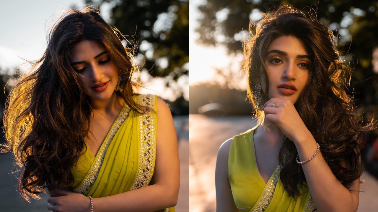 Dream Girl: Sreeleela Wows In Green Simple Saree With Designer Blouse
