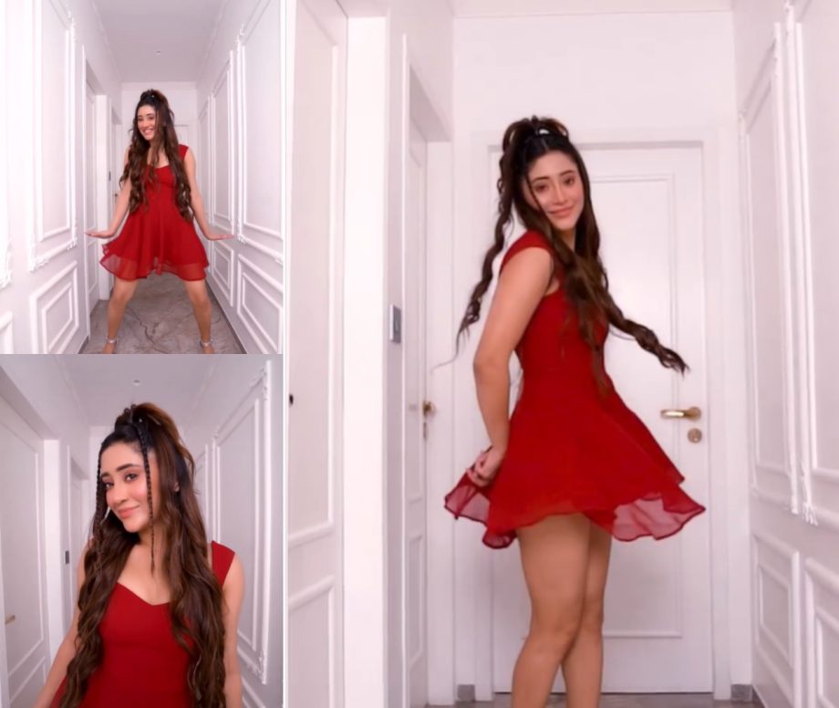 Fashion Alert! Shivangi Joshi's 8 Most Jaw-Dropping Red Fit Style Moments 903929