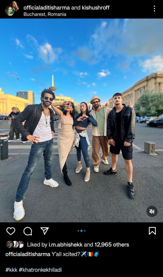 From the 'Khatron Ke Khiladi 14' Diaries: Aditi Sharma shares images from Romania as she enjoys with Asim, Karan Veer, Krishna Shroff & Ashish Mehrotra 898264