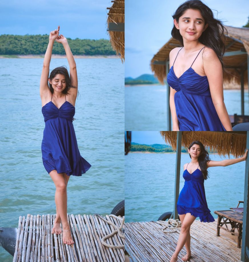 Get Date Ready With Surbhi Chandna, Reem Shaikh, And Kanika Mann's Inspired Monotone Western Dress 901381