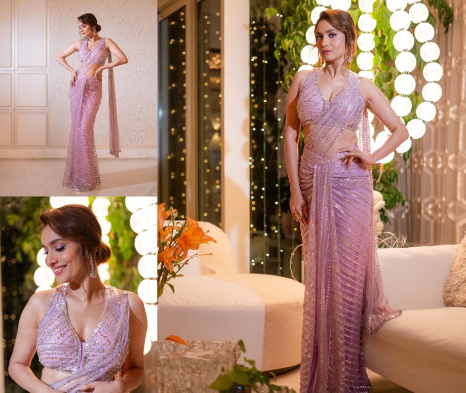 Get Inspired by Ankita Lokhande's Unique Saree Looks With Striking Blouse Designs 903920