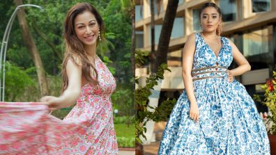 Get Monsoon Ready Like Sunayana Fozdar And Tina Datta In A Floral Maxi Dress