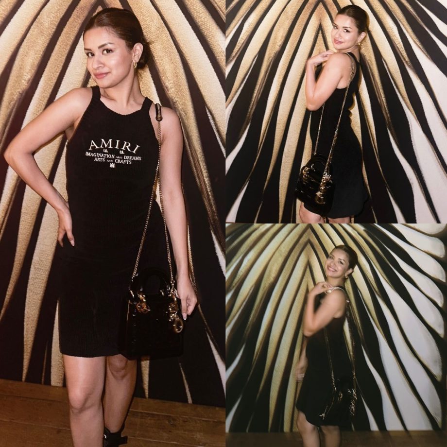 Get Ready This Party Season With Avneet Kaur In Black Bodycon Dress 899293