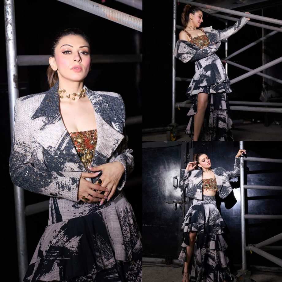 Hansika Motwani Looks Fierce In A Co-ord Set With Designer Bralette, Checkout Photos 899851
