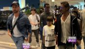 Hrithik Roshan And Shah Rukh Khan Spotted With Their Son At Mumbai Airport