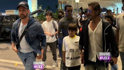 Hrithik Roshan And Shah Rukh Khan Spotted With Their Son At Mumbai Airport