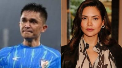 Indian Football G.O.A.T Sunil Chhetri plays his last match; Esha Gupta pays her respect