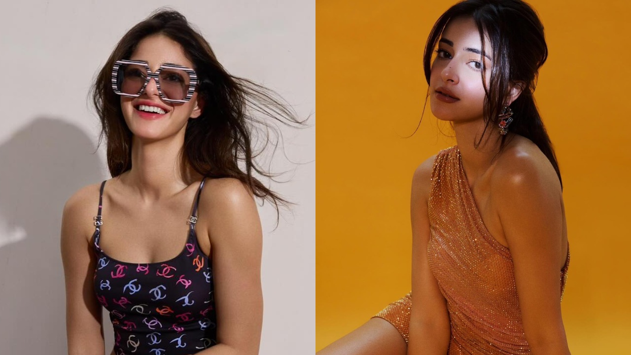 Instagram Style Icon: Ananya Panday Rocks In One-Shoulder Golden Mini Dress And Black Co-ord Set Simultaneously 899670