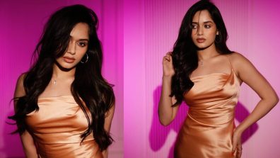 Jannat Zubair Looks Stunning In A Satin Dress With A Diamond Necklace, See Pics!