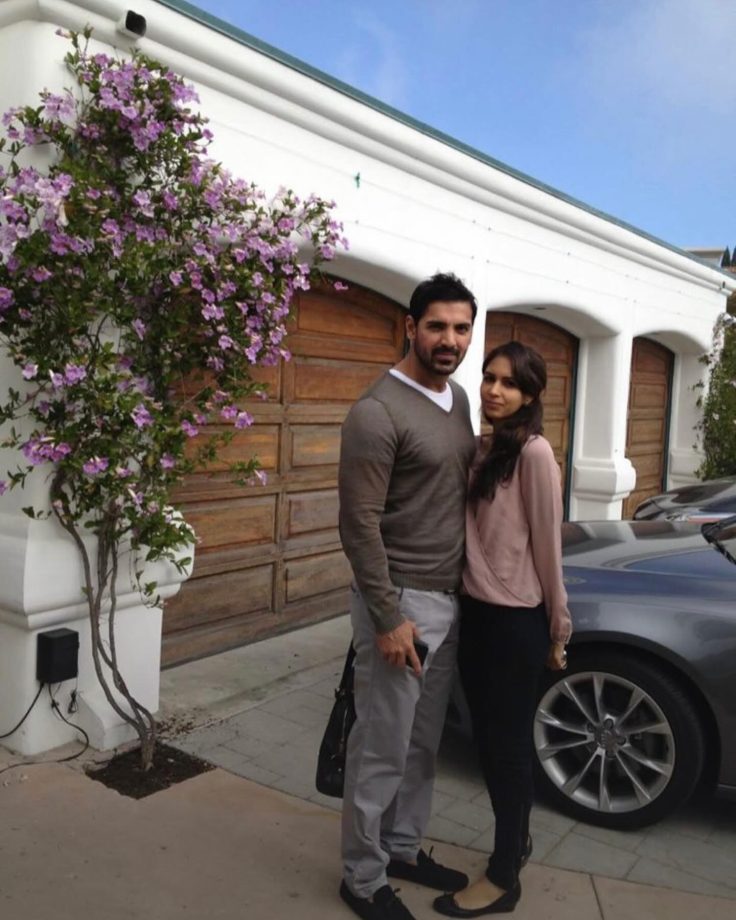 John Abraham & wife Priya Runchal complete 10 years of marriage; latter shares a series of images 898656