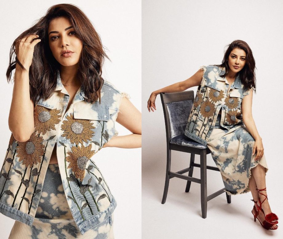 Kajal Aggarwal Looks Breathtaking In Stunning Denim Co-ord Set, See Pics! 898013