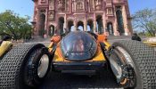 ‘Kalki 2898 AD’: Futuristic Vehicle ‘Bujji’ Arrives in Style in The Pink City – Jaipur