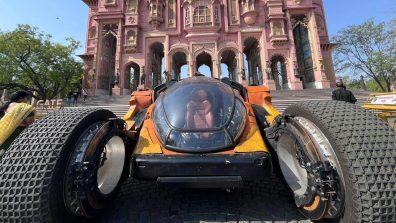 ‘Kalki 2898 AD’: Futuristic Vehicle ‘Bujji’ Arrives in Style in The Pink City – Jaipur