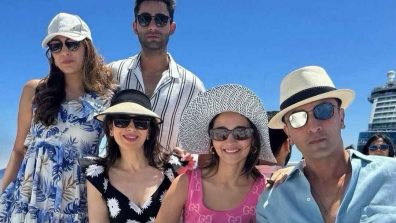 Karisma Kapoor shares a priceless pic with Ranbir Kapoor & Alia Bhatt from the Anant-Radhika cruise bash
