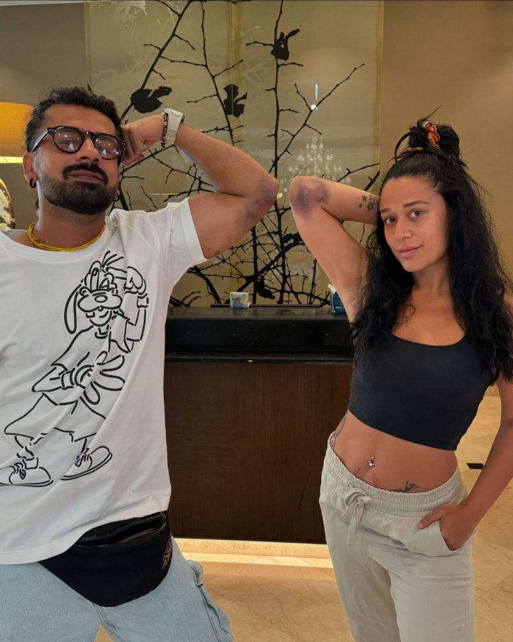 Khatron Ke Khiladi 14: Aashish Mehrotra Flaunts Bruises With Krishna Shroff Like Champions 900625
