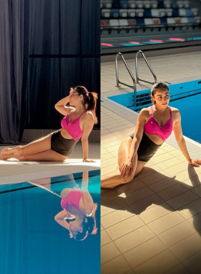 Khatron Ke Khiladi 14: Nimrit Kaur Ahluwalia Shine In Metallic Dress And Niyati Fatnani Poses In Swimsuit 901513