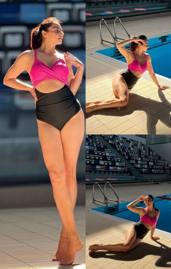 Khatron Ke Khiladi 14: Nimrit Kaur Ahluwalia Shine In Metallic Dress And Niyati Fatnani Poses In Swimsuit 901512