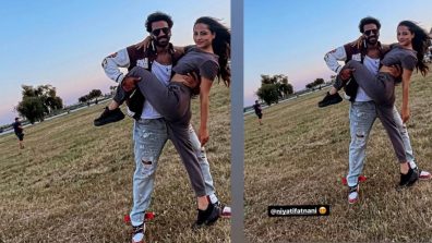 Khatron Ke Khiladi 14: Niyati Fatnani And Karanveer Mehra Share Fun-filled Hug In Nature