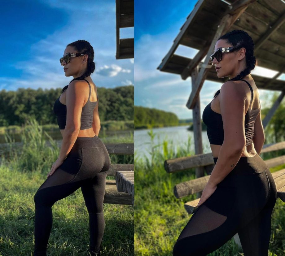 Khatron Ke Khiladi Krishna Shroff Looks Bombshell In Crop Top And Pants, Nimrit Kaur Ahluwalia Feels The Heat! 898740