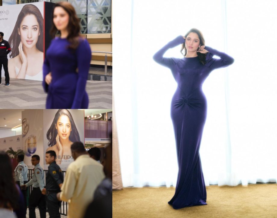 Laughter Chefs Fame Arjun Bijlani Goes Spellbound By Tamannaah Bhatia's Glow In Purple Backless Gown 902847