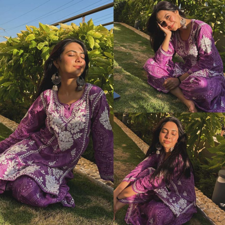 Master Ethnic Glamour With Tina Datta And Reem Shaikh's Embroidery Kurta Sets 900392