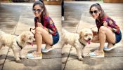 Meet Fame Ashi Singh Poses Quirky With Pet Dog, Checkout Adorable Photos!