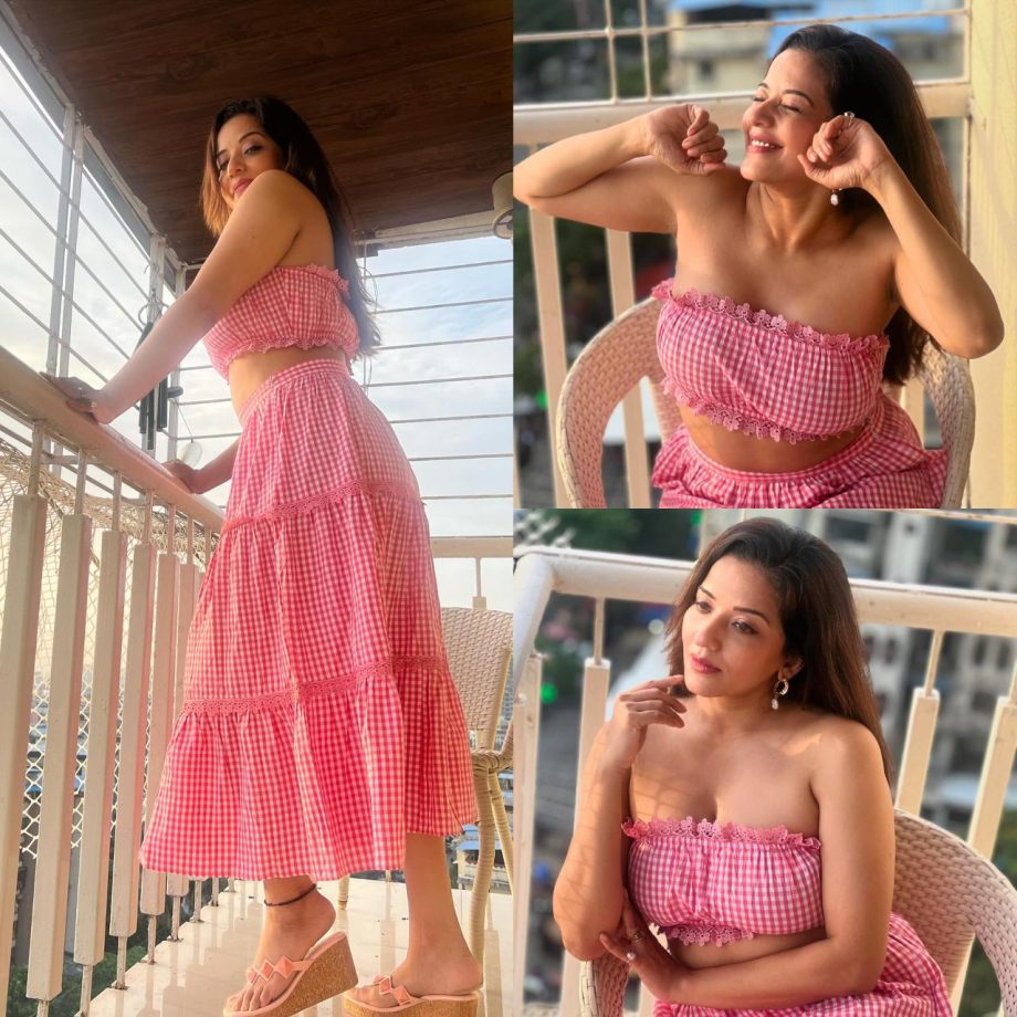 Monalisa Looks Absolutely Stunning In A Checkered Co-ord Set, See Pics! 902350