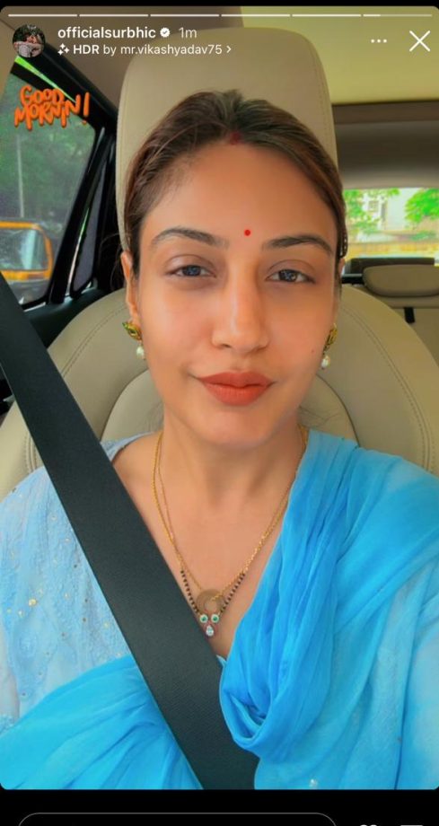Naggin fame Surbhi Chandna Drops A Glimpse Of Her Post-Marriage Look, Flaunts Dainty 'Mangalsutra' And 'Sindoor' 901824