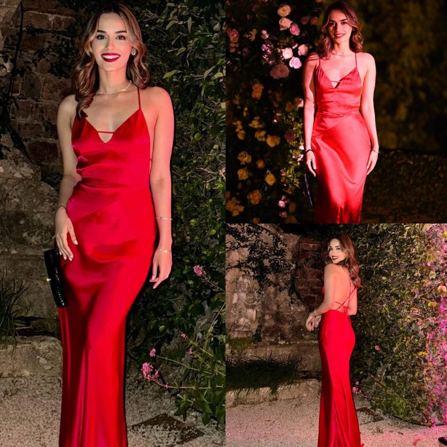 Night Glam To Day Style: Peek Into Manushi Chhillar's Red Outfits Collections 898817