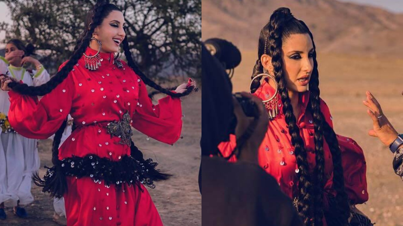 Nora Fatehi Shares Unseen Photos From Her New Song 'Nora' Says, "Still Can't Get Over" 900385