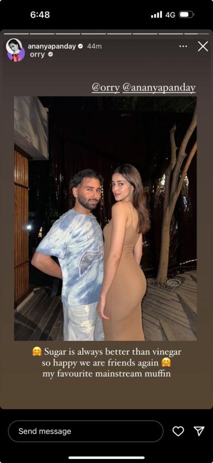 Orry Reunites With His 'Favourite Muffin' Ananya Panday, Says, 'So Happy We Are Friends Again' 899354