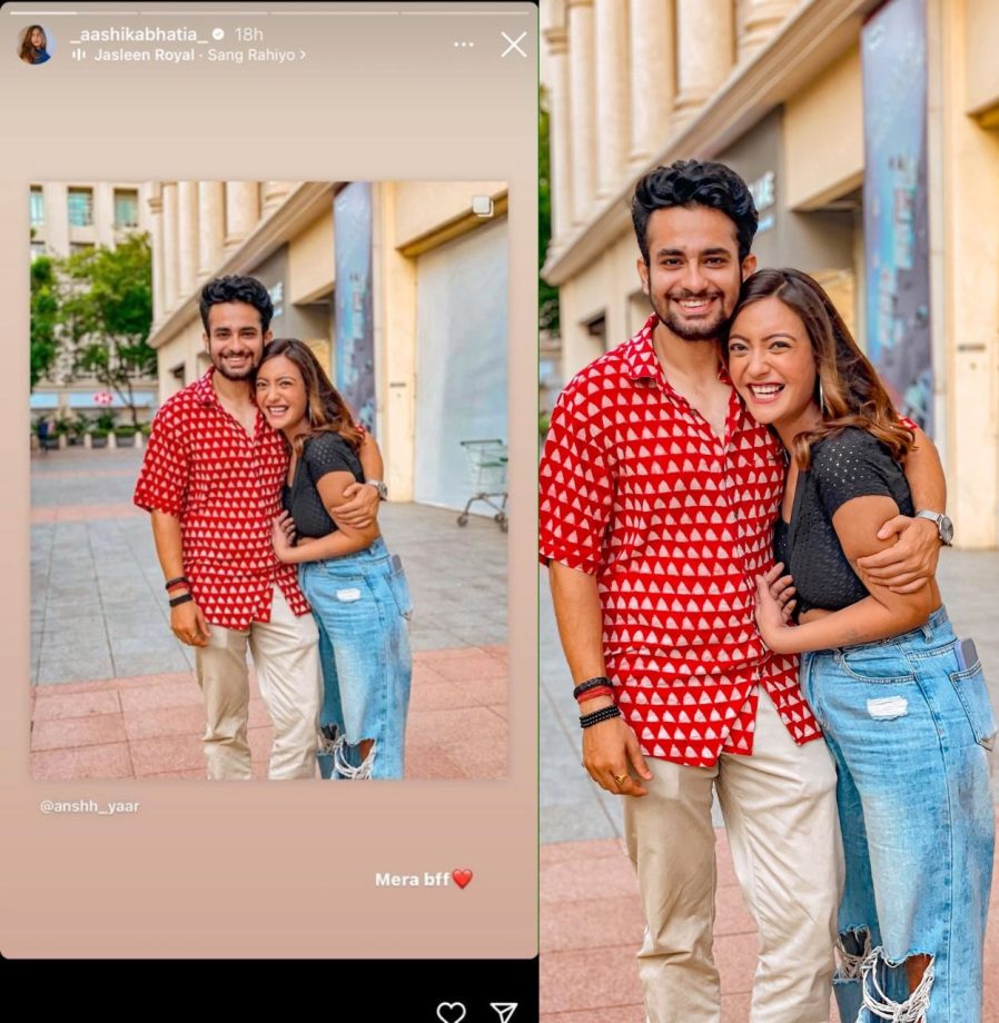 [Photo] Aashika Bhatia Poses With BFF Ansh Manuja 902465