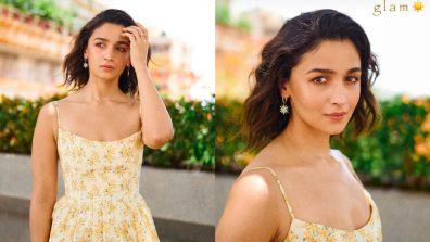 [Photos] Alia Bhatt Flaunts Her Glam Beauty In Vibrant Floral Maxi Dress