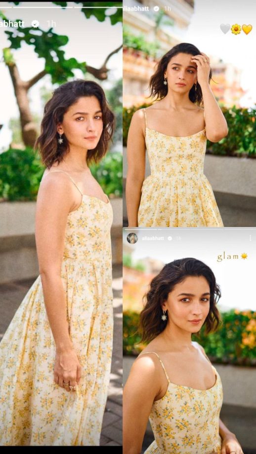 [Photos] Alia Bhatt Flaunts Her Glam Beauty In Vibrant Floral Maxi Dress 900914