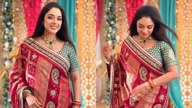 [Photos] Anupamaa Fame Rupali Ganguly Looks ‘Dhamakedar’ In Maroon Saree