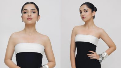 [Photos] Kota Factory Season 3: Ahsaas Channa Stuns In Strapless Bodycon For Screening